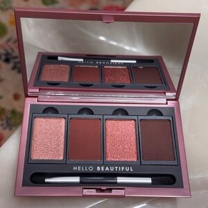 NEW chella vela beauty blushing rose eyeshadow palette •Refillable!!
